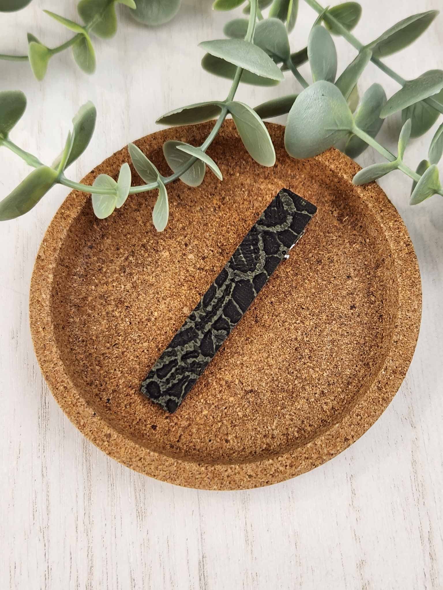 Soot Black Barrette