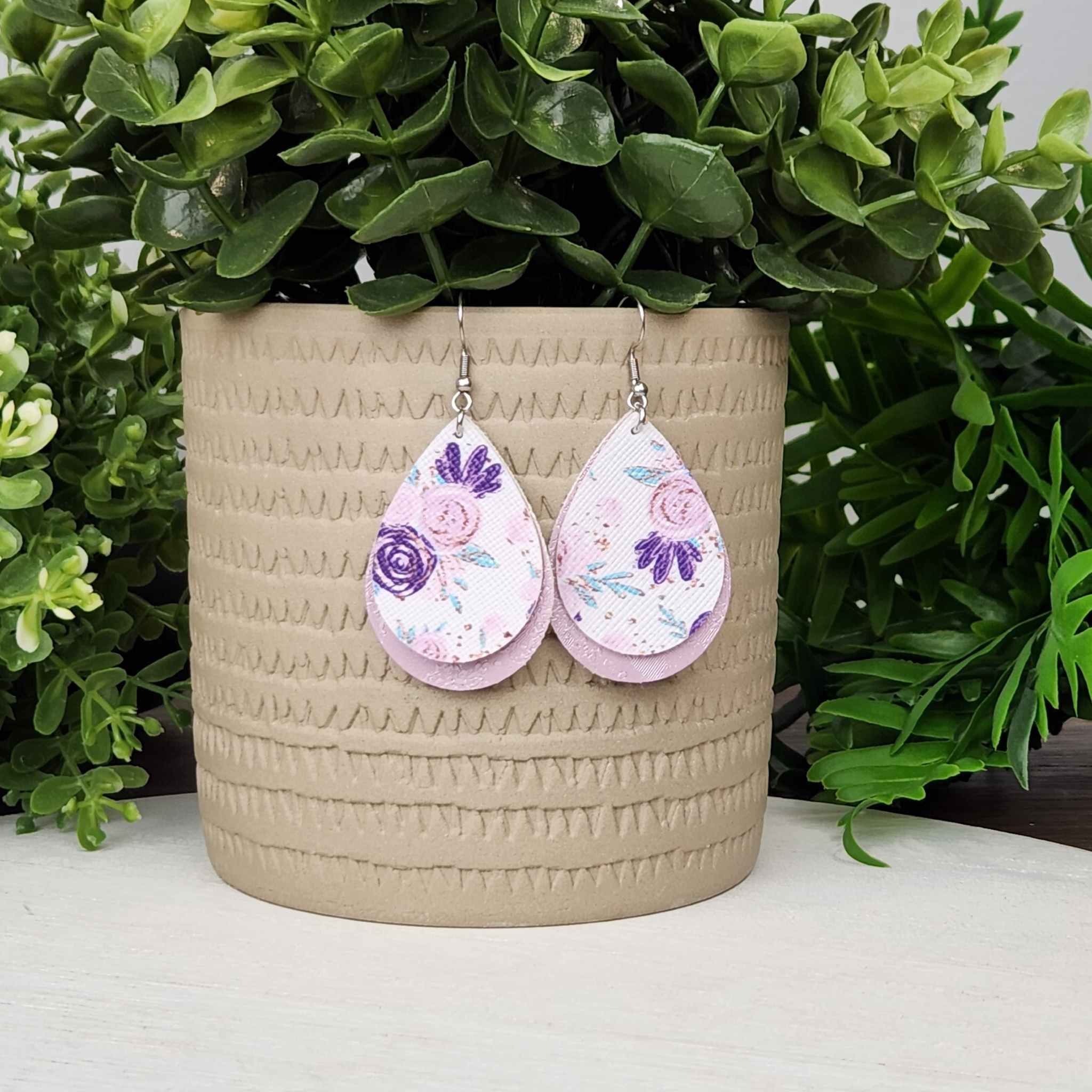 Spring Floral Dangles