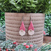 Pink clay gnome earrings.
Made with hypoallergenic hooks.
35mm in length.