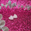 Light pink heart clay studs.
Made with Hypoallergenic posts.
Length is 15mm.