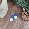 Navy blue sparkly clay gnome earrings.
Made with hypoallergenic hooks.
35mm in length.